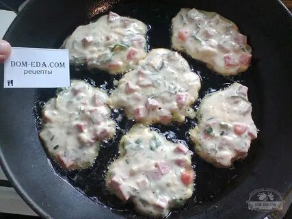 Рецепт пиццы оладьями на сковороде