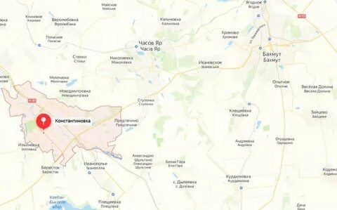 Константиновка расстояние