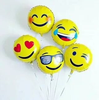 Воздушные шарики смайлики