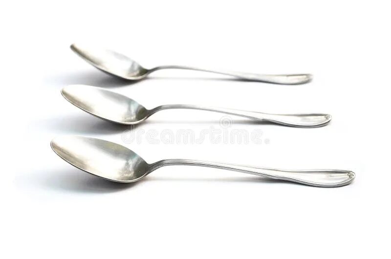 The spoons on the table