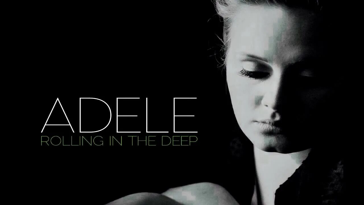 Adele Rolling in the Deep обложка.