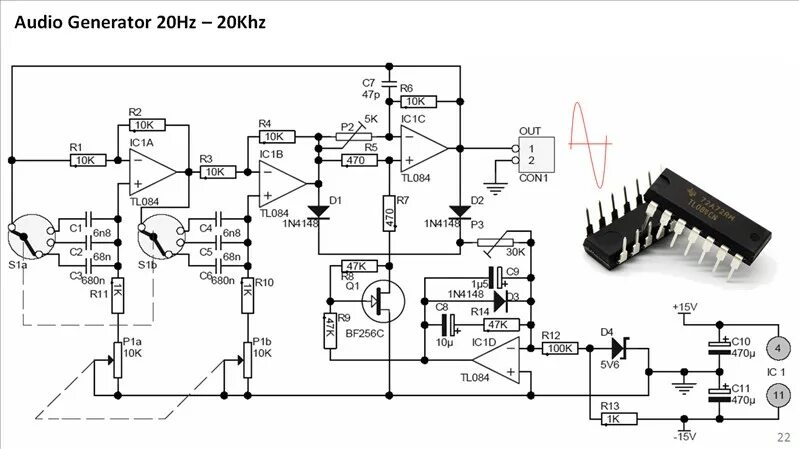 Audio generator. Audio generator