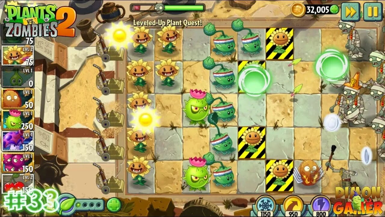 Plants vs. Zombies 2: it’s about time. Квест с растениями. Crazy Quest Level Passed. Level quest