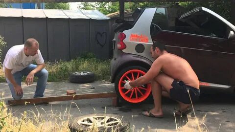 Поменять колесо видео