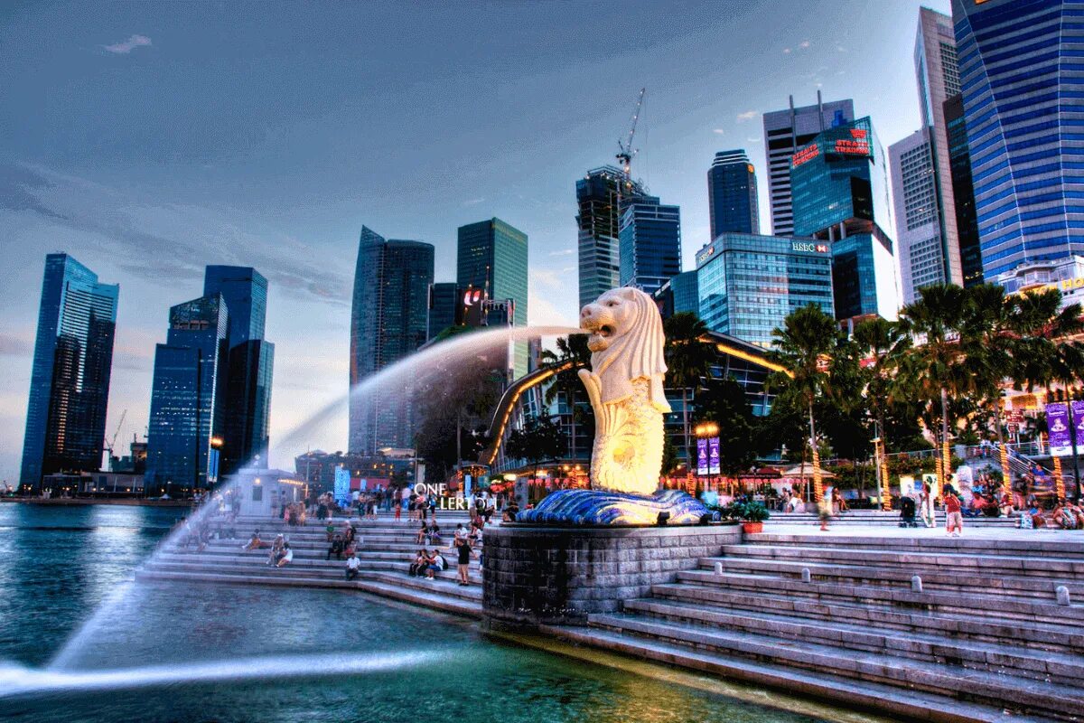 Самый дорогой город для жизни. Город Сингапур (Singapore City). Юго Восточная Азия Сингапур. Примечательности Сингапура. Фонтан богатства в Сингапуре.