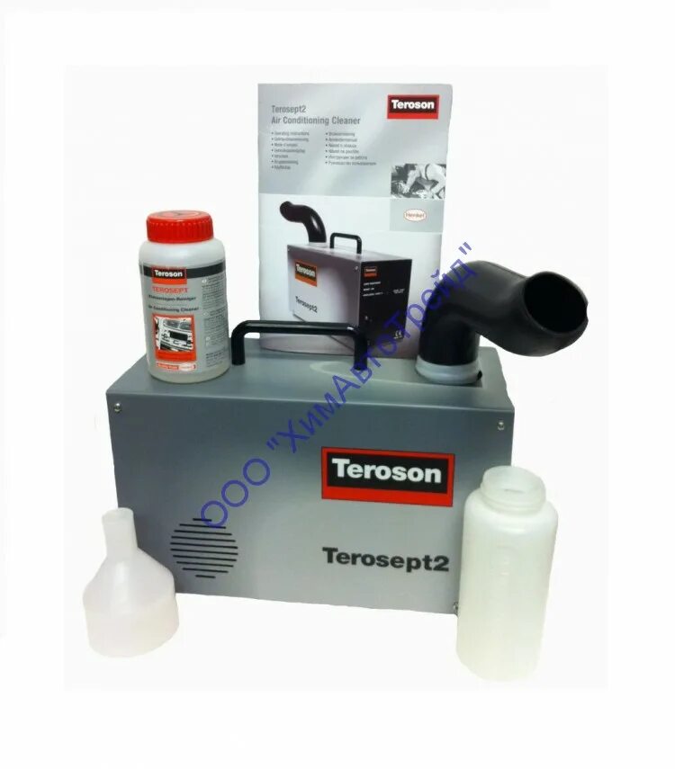 Teroson VR 200. Промывочный сольвент для систем кондиционирования 1л JTC-1409. Очиститель системы кондиционера Теросепт. Антибактериальная обработка системы кондиционирования Terosept.