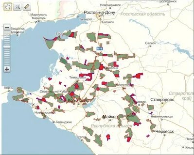Карта охотника краснодарский край