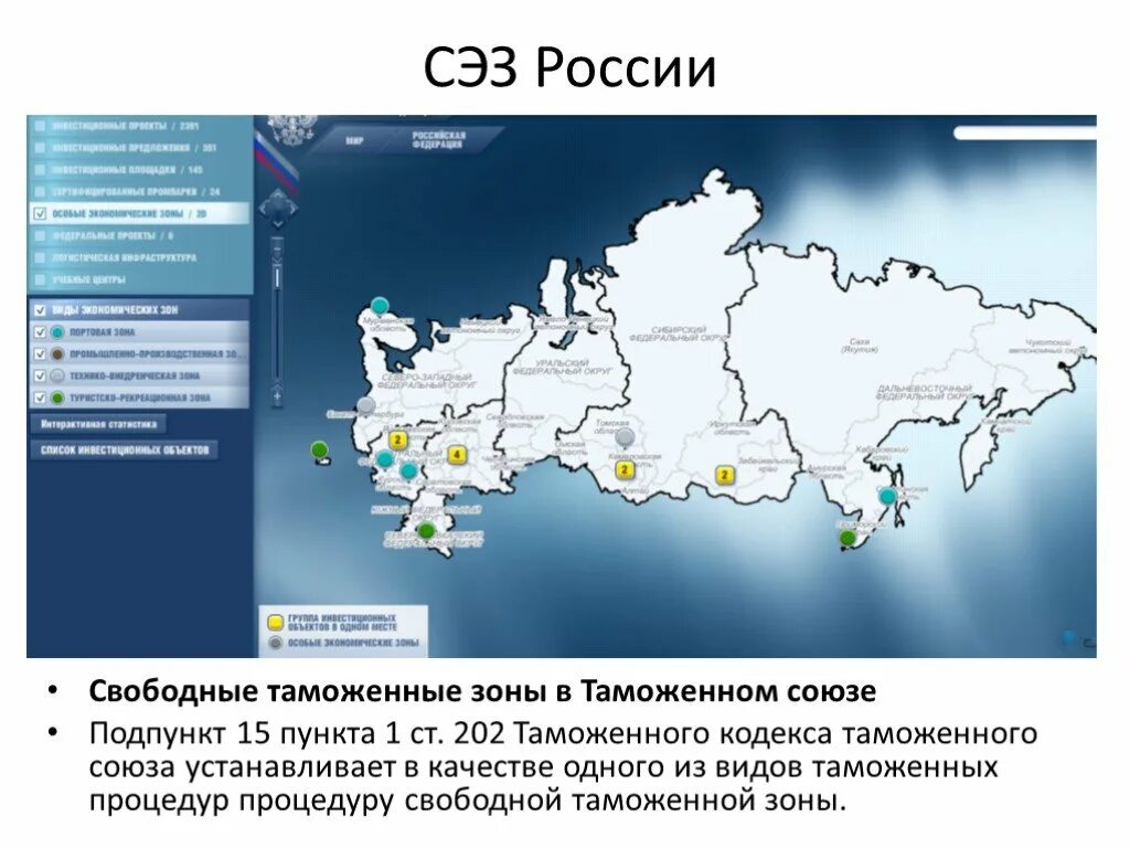 Свободная таможенная зона РФ. Свободная экономическая зона. СЭЗ В России. Свободные экономические зоны (СЭЗ).