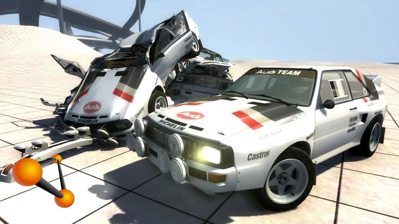 Моды на игру краш тест. Audi quattro BEAMNG Drive. Audi Sport quattro crash. BEAMNG Mods xexeom. Xexeom BEAMNG Drive.