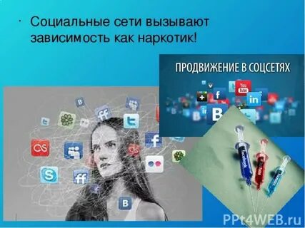 Зависимость от социальных сетей проект презентация