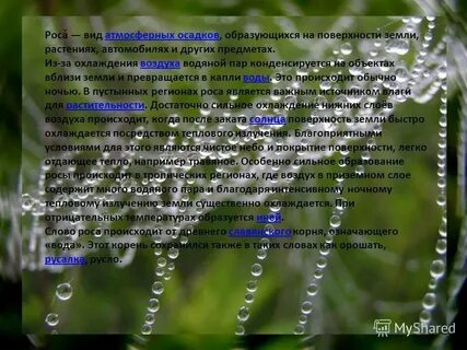 Какой вид осадков формируется в приземном слое