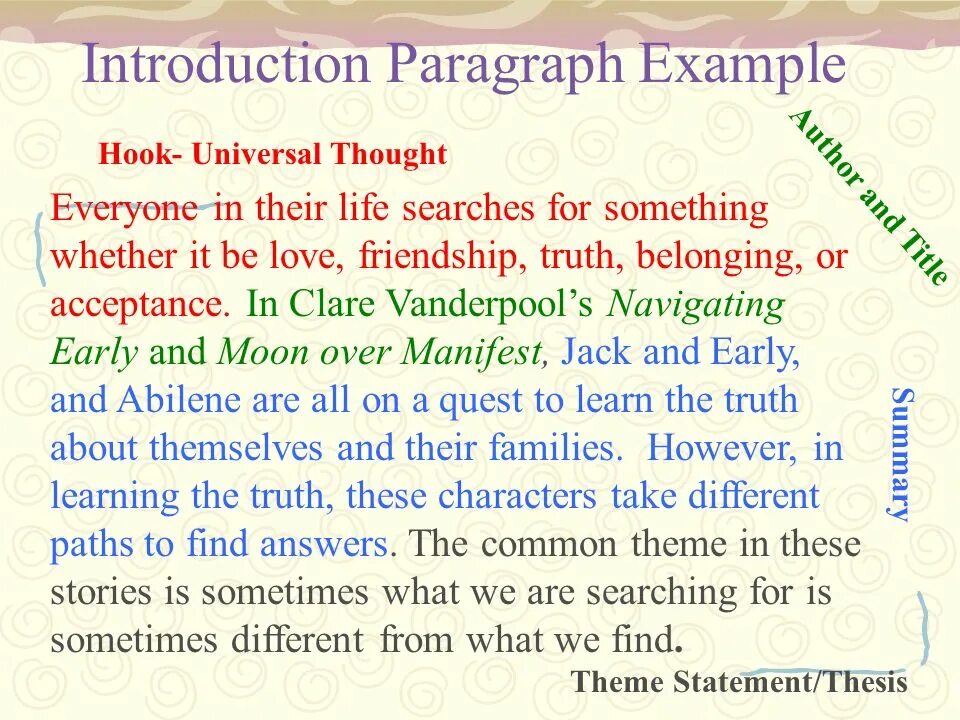 Introductory paragraph examples. Comparing and contrasting phrases. Paragraphs examples