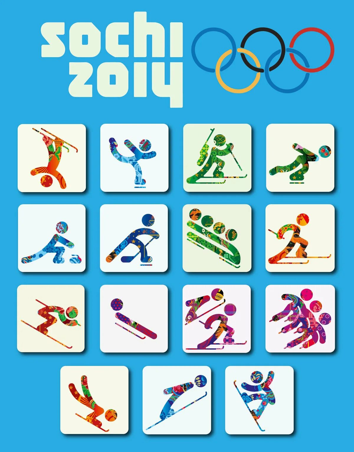 Виды спорта. Эмблемы видов спорта для детей. Зимние виды спорта. Эмблемы Олимпийских видов спорта.