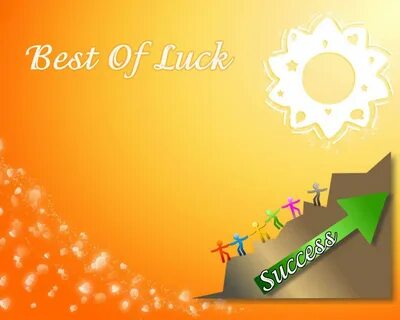 Best of luck