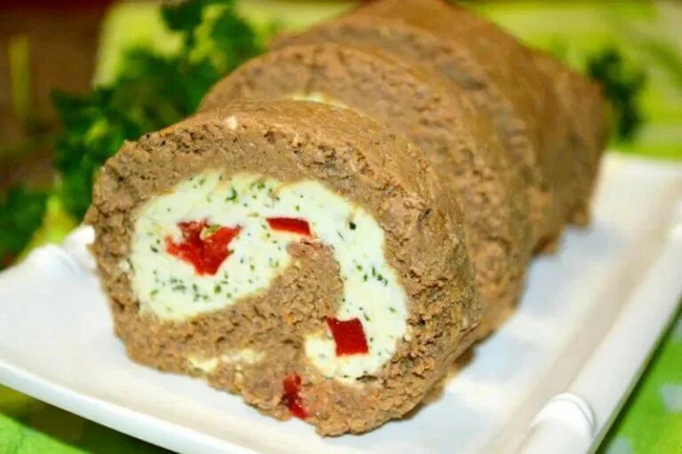 Рецепт печеночного рулета из говяжьей