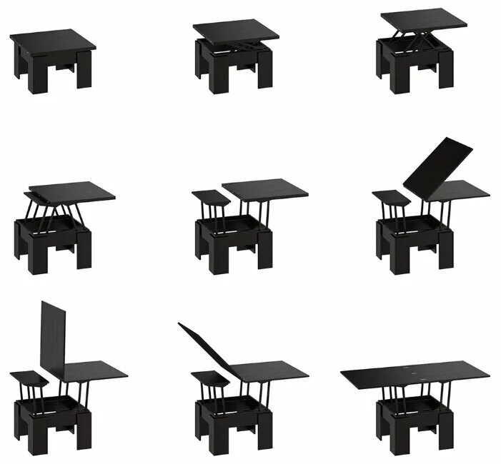Стол-трансформер дельта мебель. Стол трансформер много. 1. Стол трансформер lux 2/2 сонома. Журнальный стол-трансформер "ксж-2".