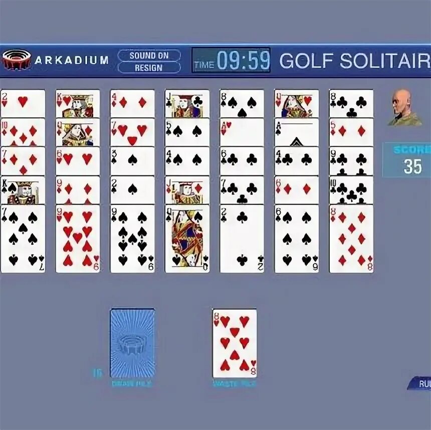 Пасьянс блок играть. Пасьянс гольф. Golf - пасьянс. Golf Solitaire Pro. Флеш игры пасьянс гольф.