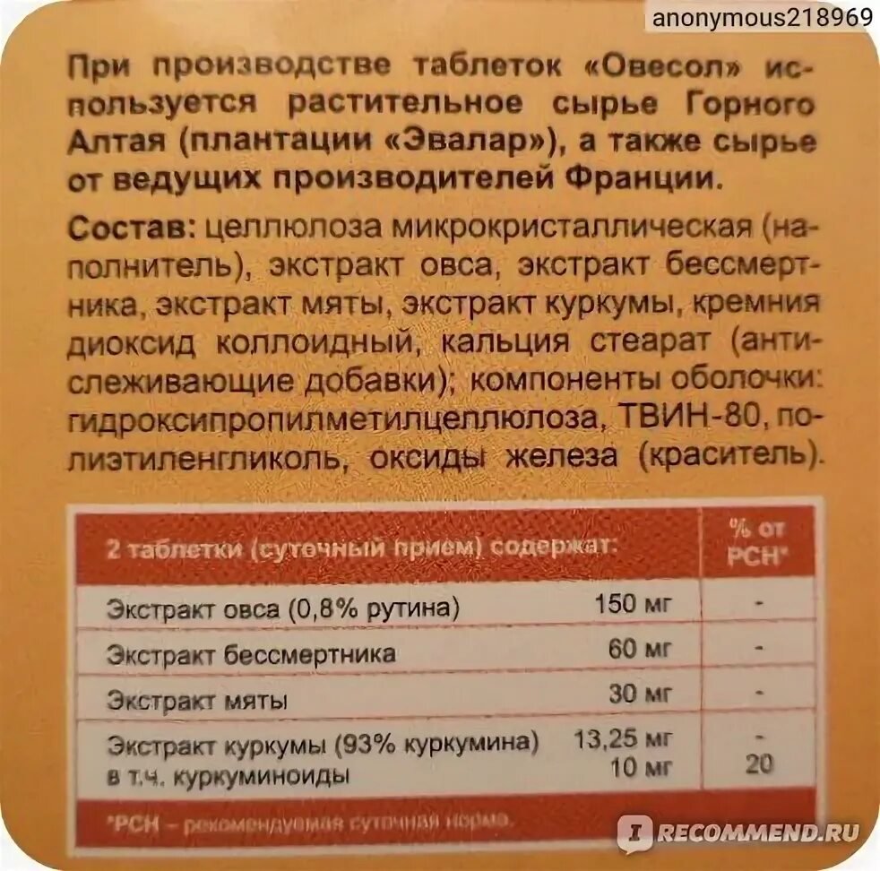 Овесол табл. 250мг n40. Овесол состав препарата. Овесол Эвалар состав. Как пить овесол