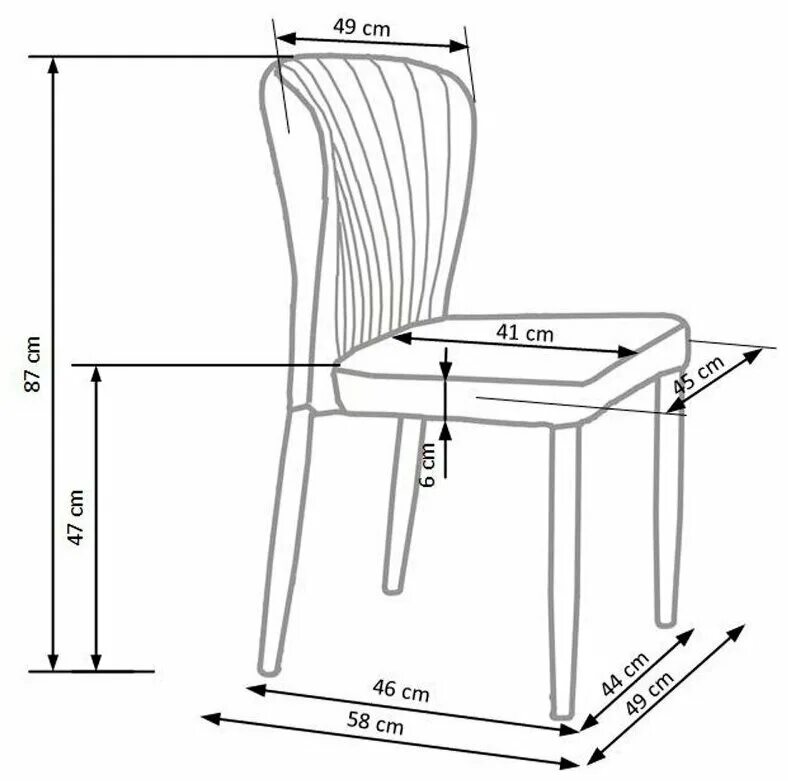 Высота столовых. Стул Halmar k220. Стул Standart Razmer.