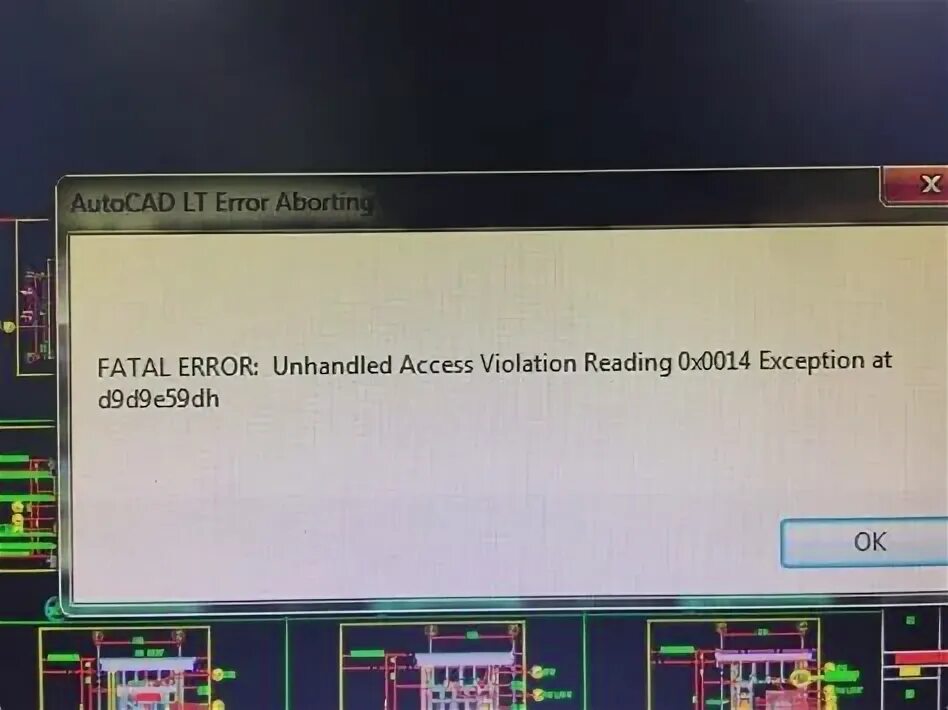 Fatal error unhandled access violation reading. Fatal Error. Фатал еррор Автокад. Фатал еррор Автокад 2021. Фатальная ошибка unhandled access Violation reading 0x0000 exception at d418eba3h.