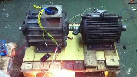 Генератор из электродвигателя 220 вольт