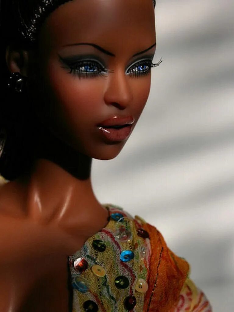 Македа Моннет. Чернокожая кукла. Кукла африканка. Кукла негритянка.