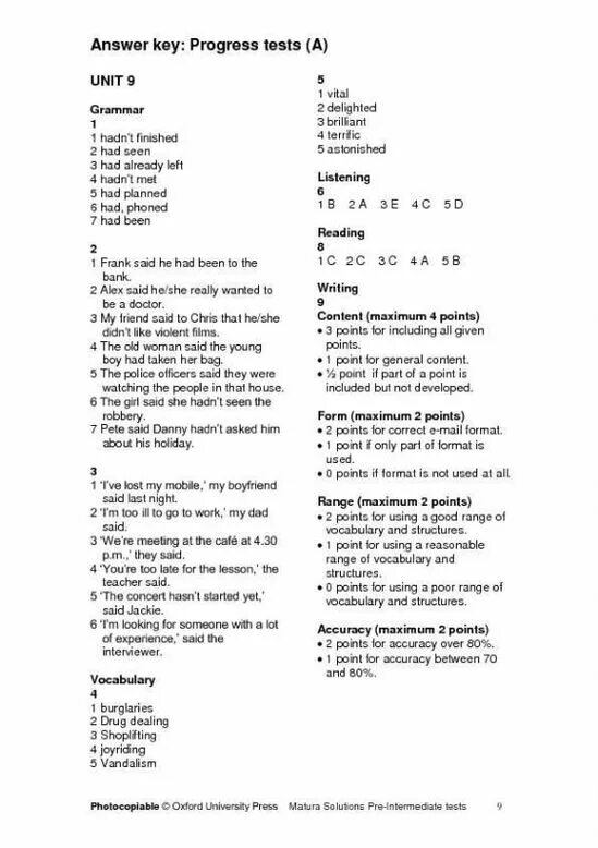 Intermediate progress test keys. Solutions third edition tests unit 2 1a. solutions third edition upper intermediate tests keys тест unit 4 b. прогресс тест юнит 9. pre intermediate test 9 ответы.