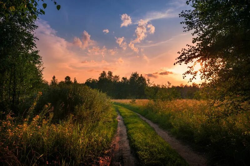 солнце уходило на покой