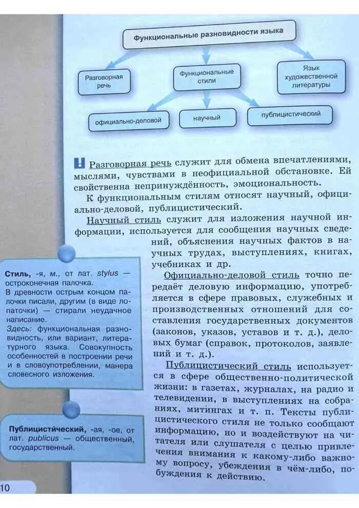 Рыбченкова 6 класс учебник 1