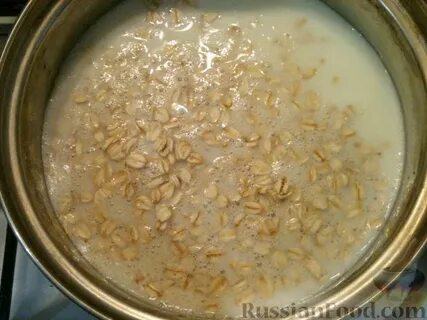 Каша геркулес на воде с молоком