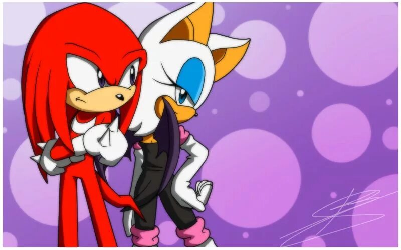 Ехидна НАКЛЗ И Руж любовь. Sonic Knuckles and rouge. Руж и НАКЛЗ арты.