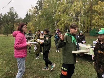 Слет школьного лесничества