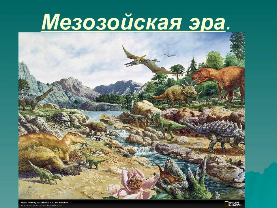 Начало мезозойской эры. Мезозойская Эра, мезозой. Триасовый Юрский и меловой периоды. Меловой период мезозойской эры. Юрский период мезозойской эры.