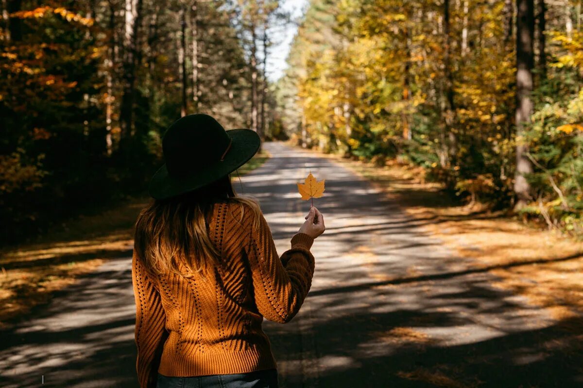 Девушка осенью со спины. Девушка в пальто со спины. Блондинка осенью. Девушка в красном осень. Осенние фотографии девушек со спины.