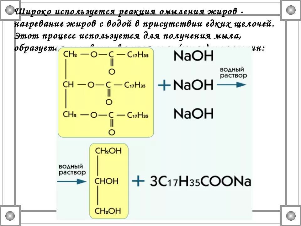 Омыление жиров щелочью. Реакция омыления жиров. Омыление жира реакция. Схема реакции омыления. Реакцией омыления называют