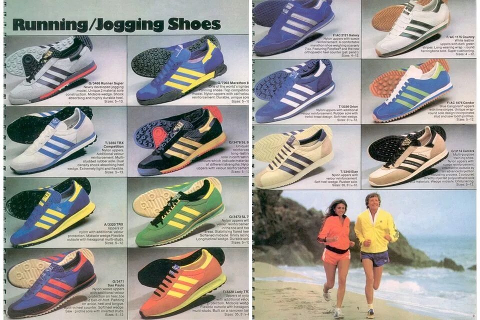 Все кроссовки адидас за всю историю. Adidas Shoes 1980. Adidas 1980s. Adidas 80s cuit. Catalogue adidas 90s.