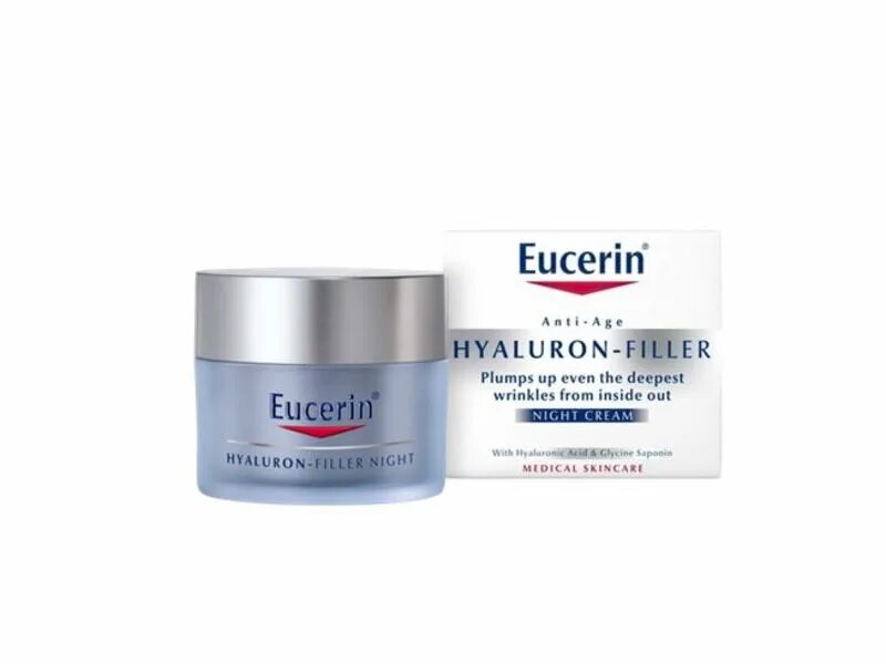 Крем для лица Eucerin q10 Anti-Wrinkle. Eucerin Hyaluron-Filler. Eucerin ночной крем. Eucerin Hyaluron Night Cream for all Skin.