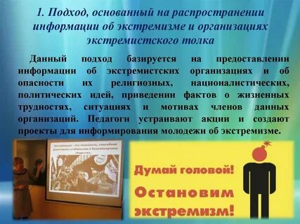 Организация деятельности экстремистской организации влечет за собой