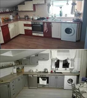 Кухня до и после своими руками