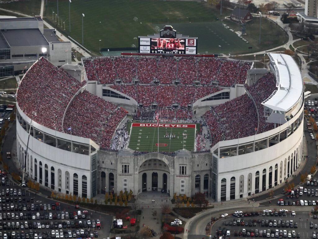 Огайо-Стэдиум. Огайо университет стадион. Ohio Stadium Колумбус. Стадион штата Огайо. Стадионы америки