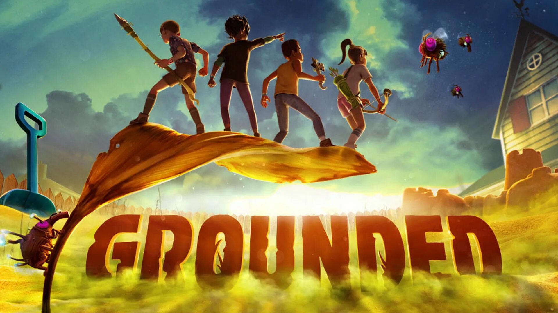 Grounded 1.4. Grounded игра 2020. Grounded геймплей. Grounded Xbox. Игра про уменьшенных детей.