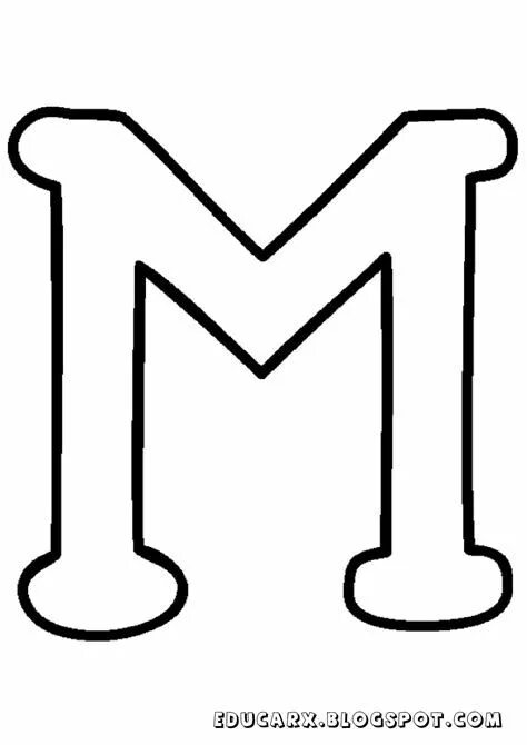 М распечатать на а4 Letter M Worksheets and Free Printables Mommy is My Teacher Letter m crafts, L