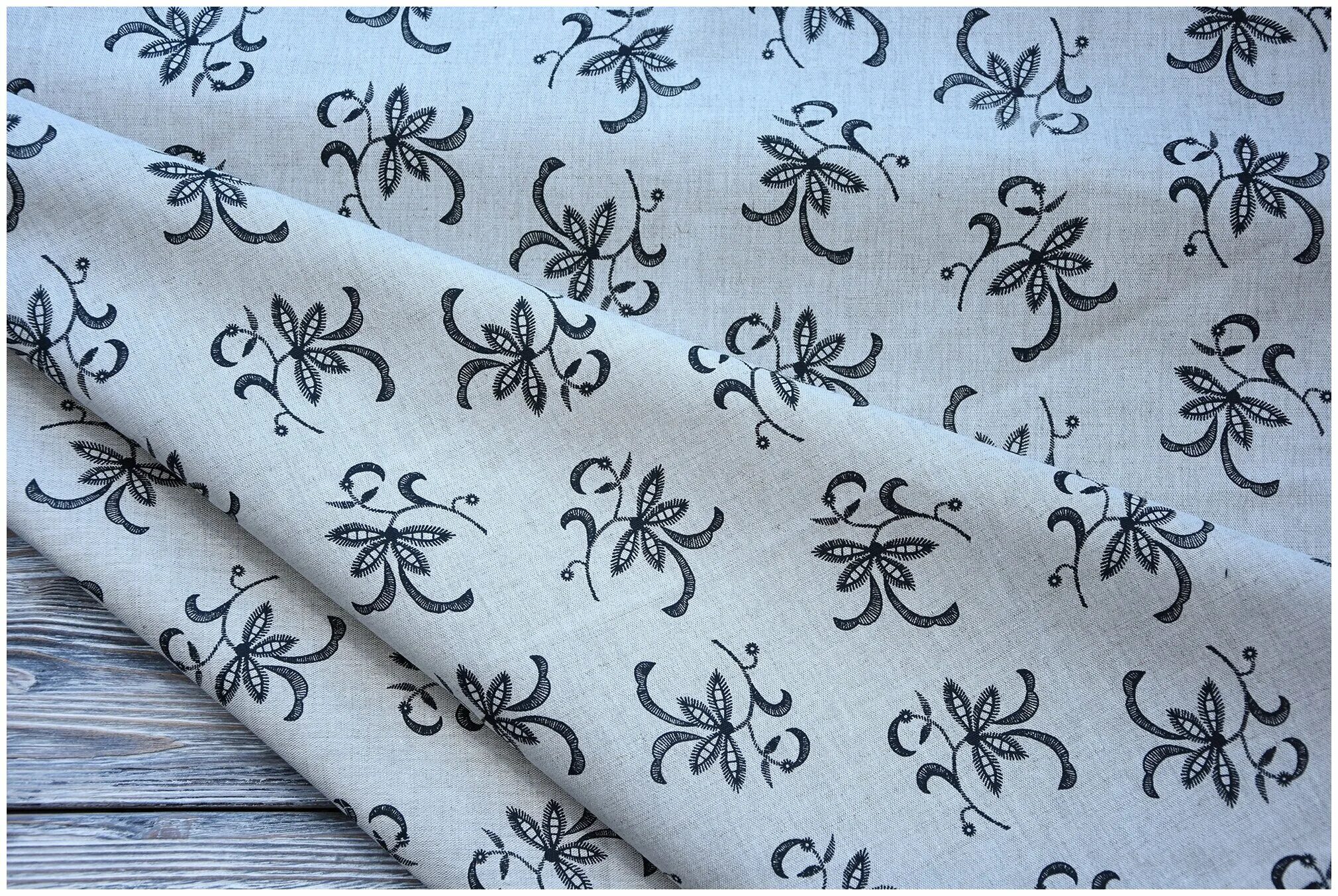 ткань с набивным рисунком