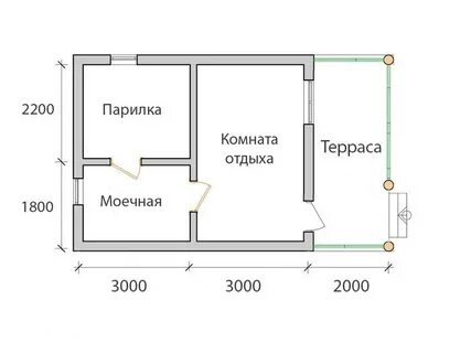 Планировка 6х4