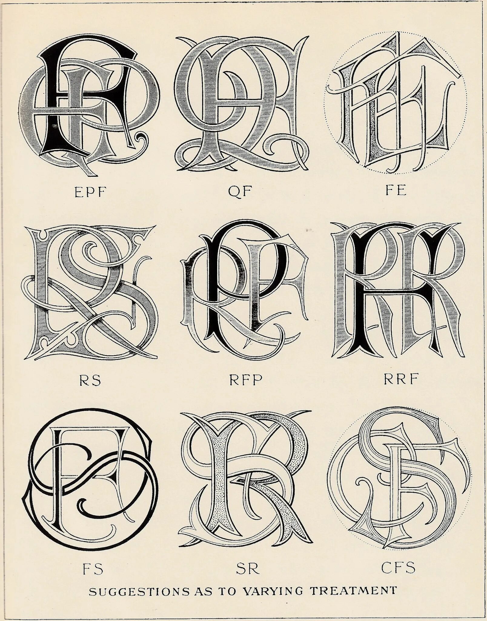 Reference initials