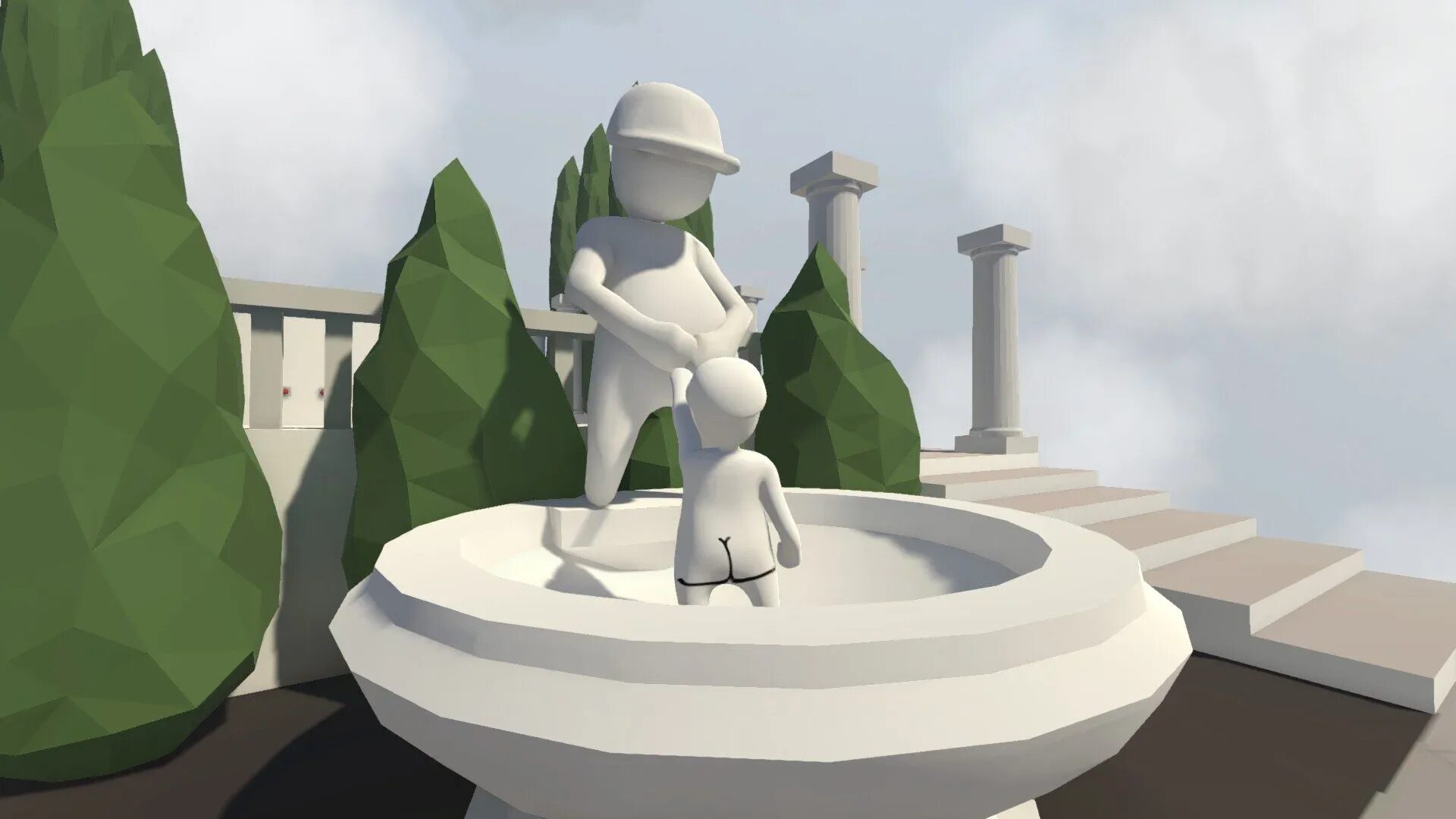 ХЬЮМАН фол. ХЬЮМАН фол флэт. Статуя Human Fall Flat. Хуман Флат Флат. Fall flat стим