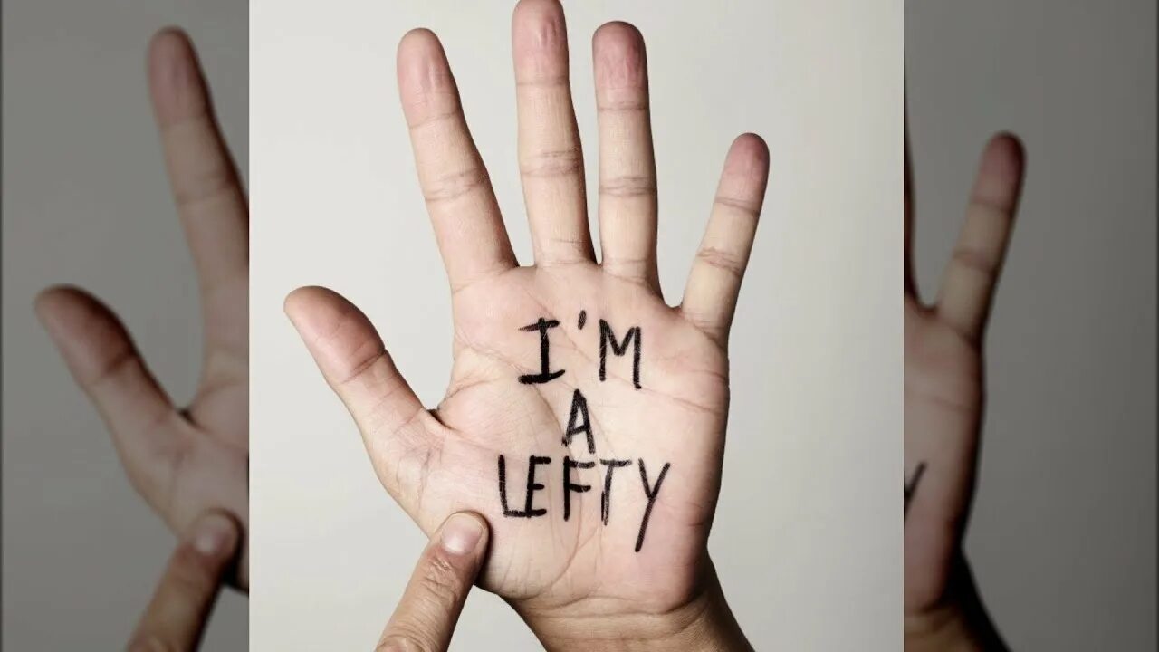 It is left. Is left. left hand brand. left hand. leftie.