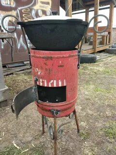 Печь под казан своими руками из баллона