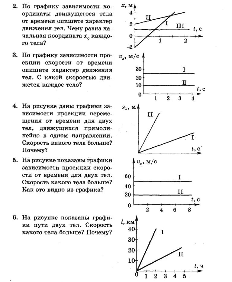 Контрольная работа 9 движение