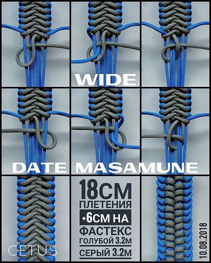 Paracord - Single Color Cobra Stitch Bracelet Paracord diy, Paracord bracelet di